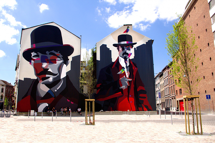 Deux balades à vélo pour découvrir Charleroi et son Street Art