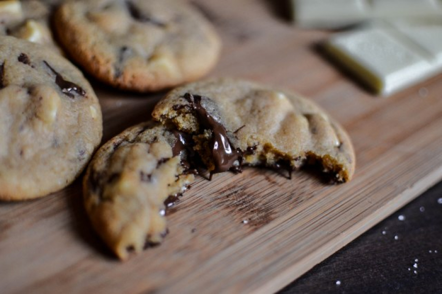 Recette Cookies Au Double Chocolat Caramel Et Fleur De Sel