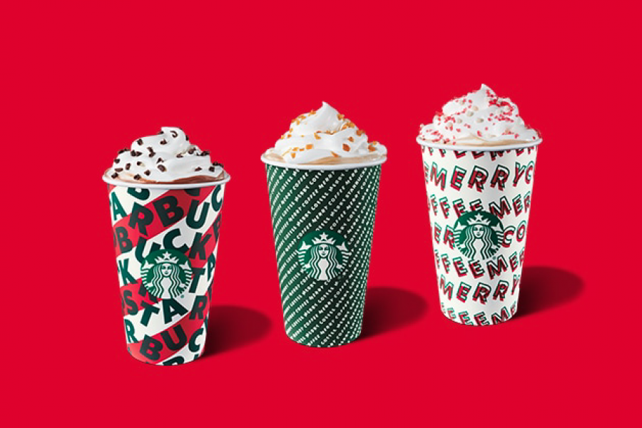 Starbucks a lancé ses cafés de Noël