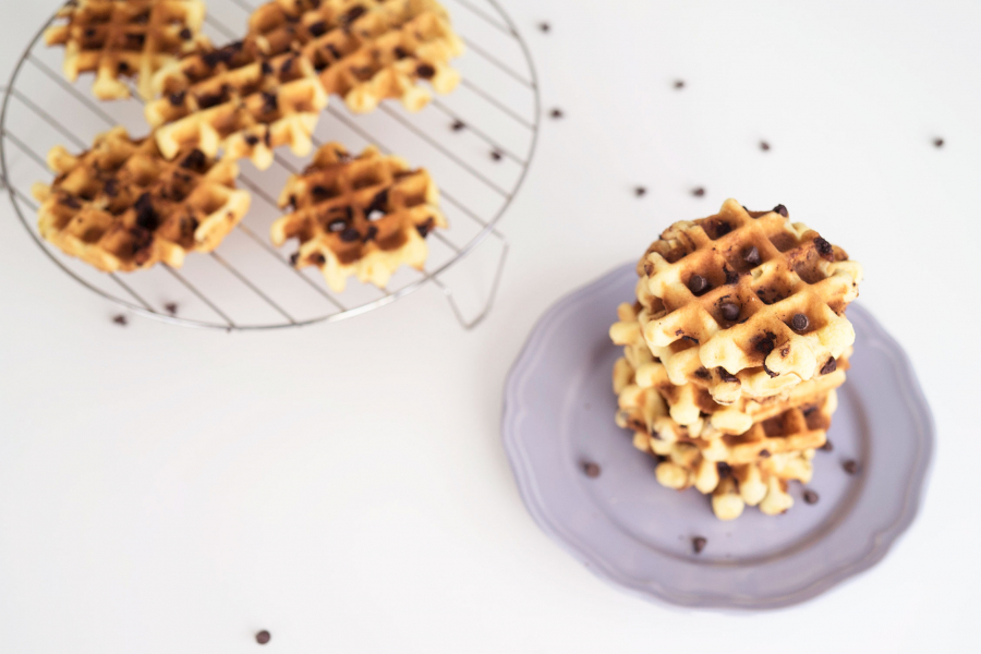 RECEPT wafeltjes met chocolade, versgebakken Zon(dig)dag