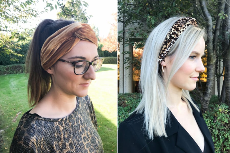 stok Blij Uiterlijk 7 manieren om een velvet haarband fashionable te dragen