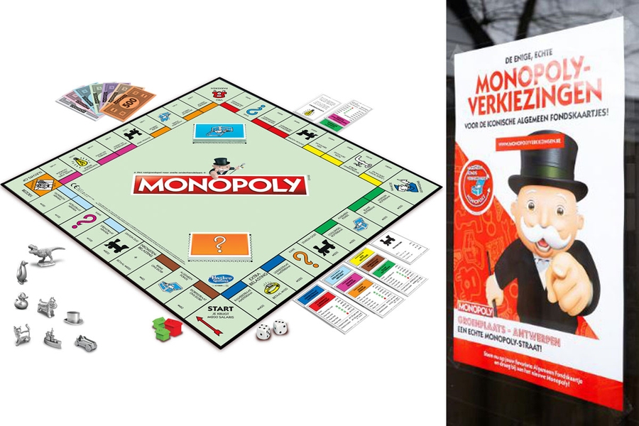 Monopoly lanceert verkiezingen voor Algemeen Fonds-kaarten