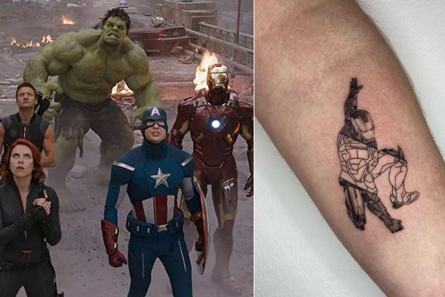 Avengerstattoos 21 tattoos waarvoor echte fans in zwijm vallen