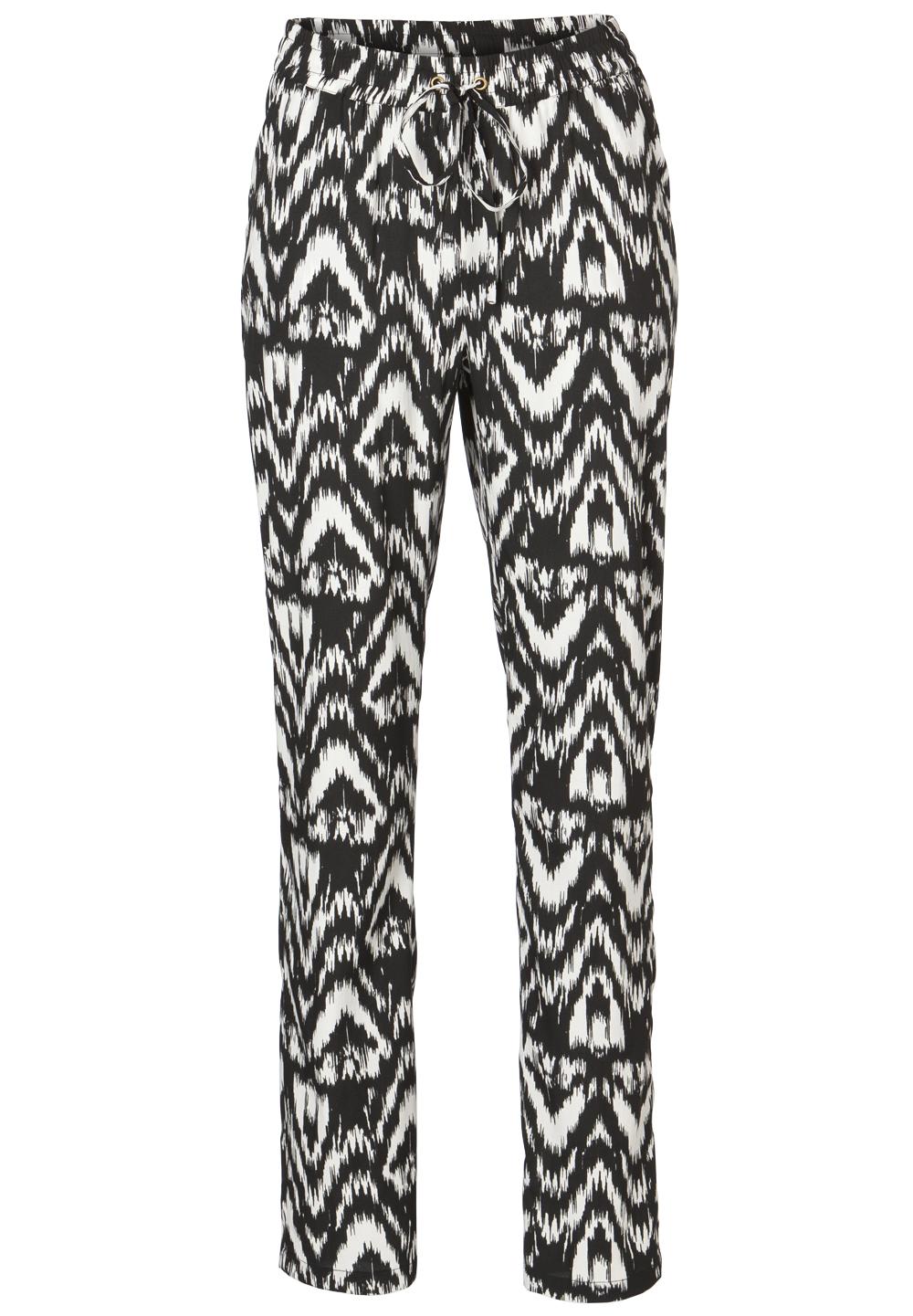 Pantalon imprimé noir et blanc VERO MODA - 19,95€