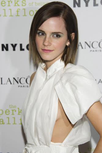 Emma Watson avec un élégant carré