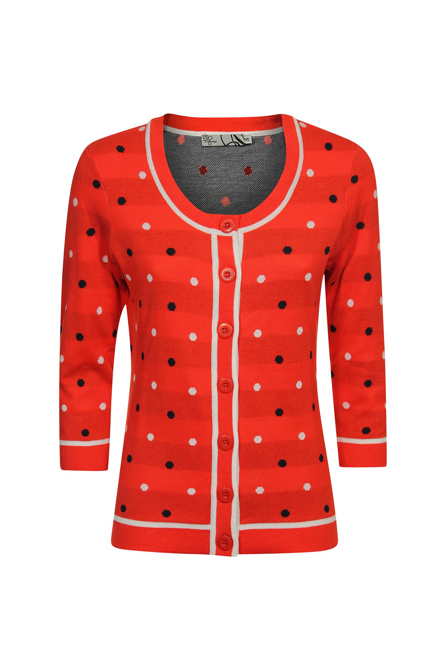 Cardigan rouge - e5 - 39,95 €