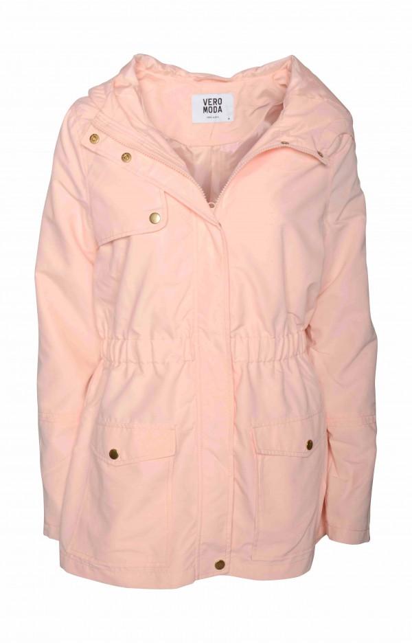 Lichtroze parka - Vero Moda (bij Giks) - € 39,95