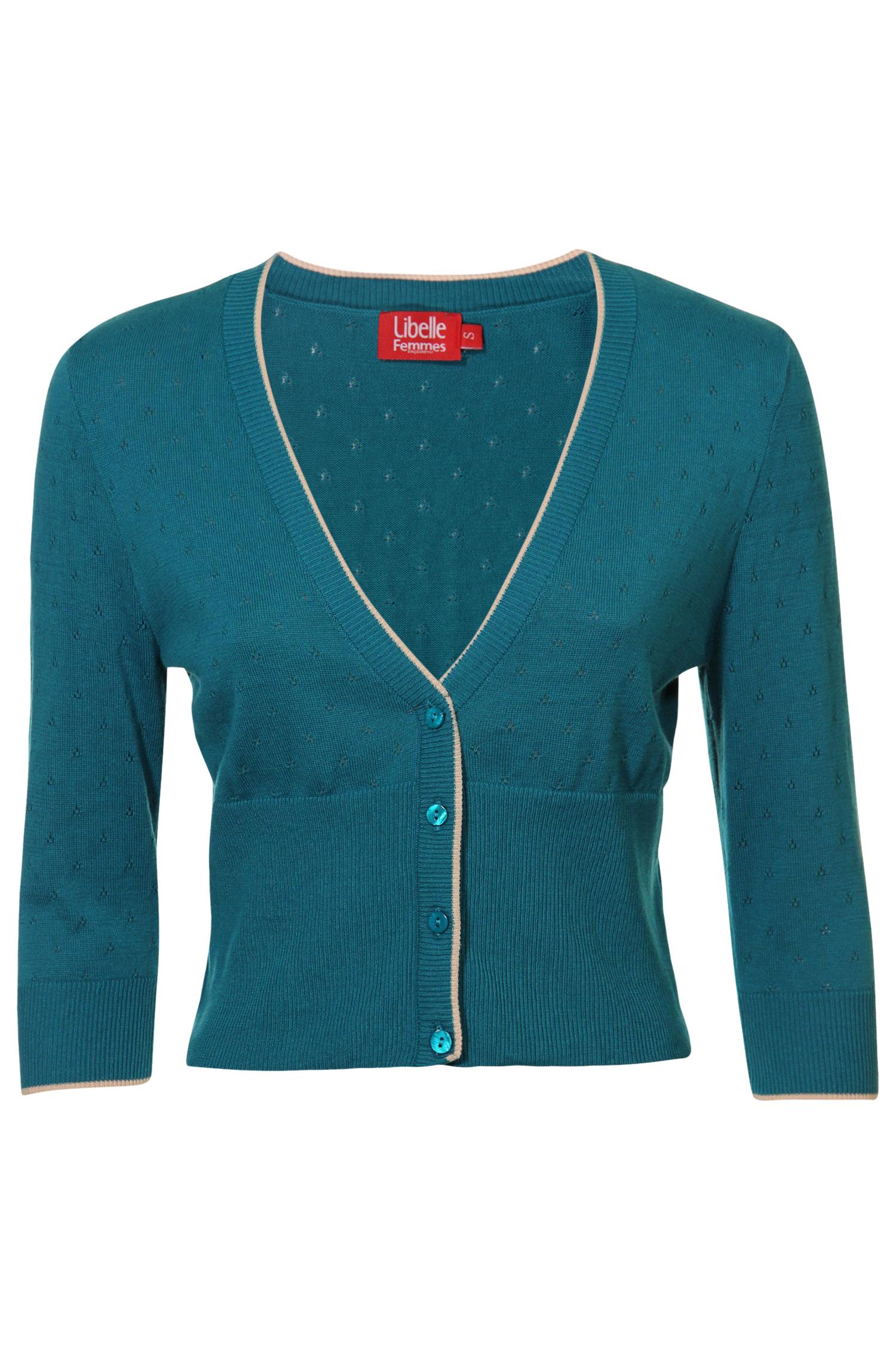 Cardigan bleu-vert - 34,95€