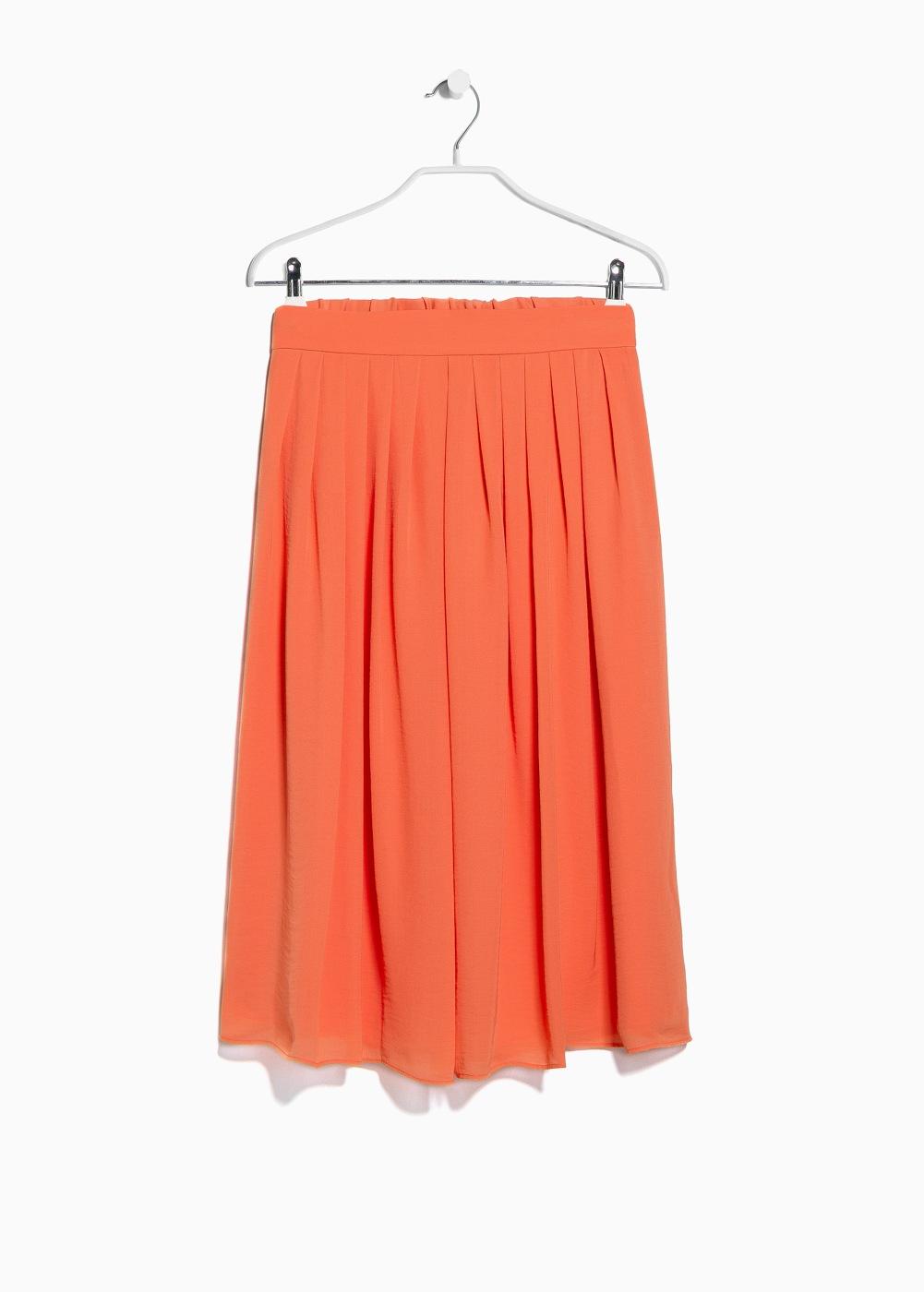 Oranje midirok - Mango - € 34,99