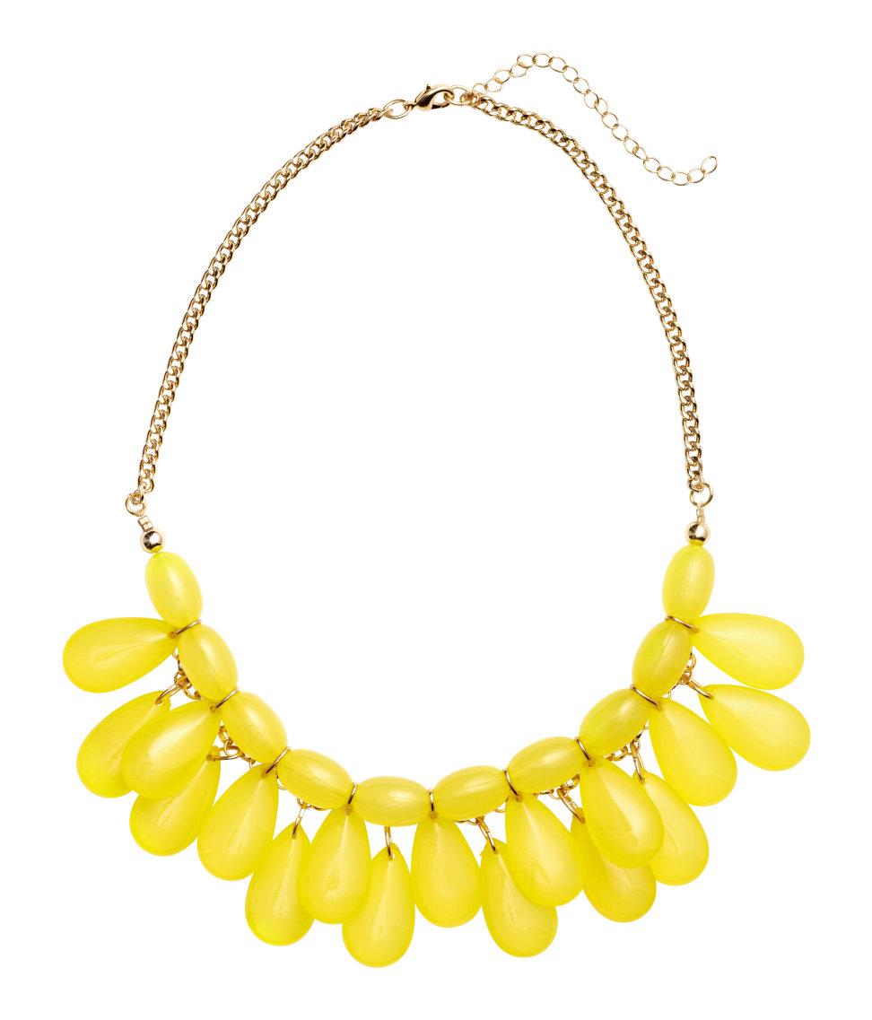 gele ketting - H&M - € 9,99