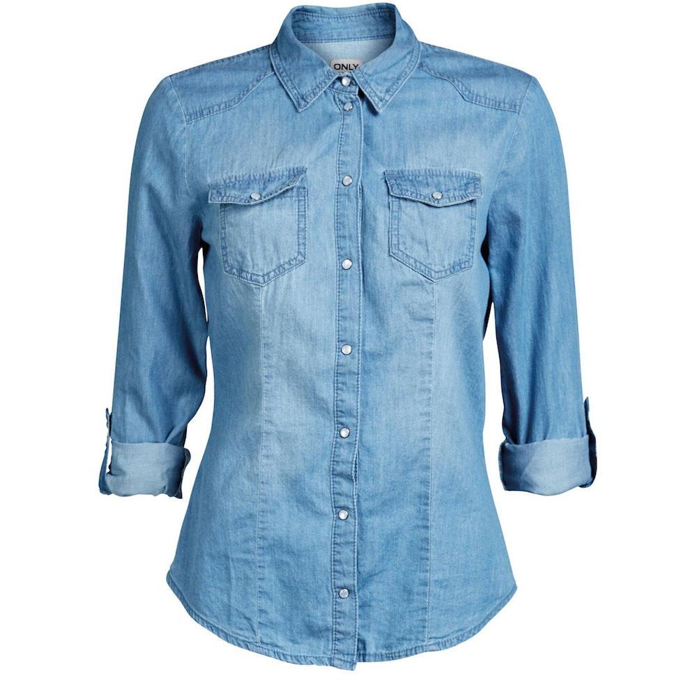 Donker jeanshemd - Only - € 29,95