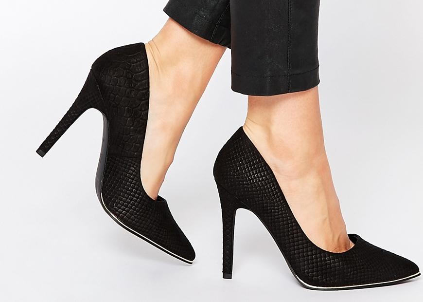 escarpins noirs soldes