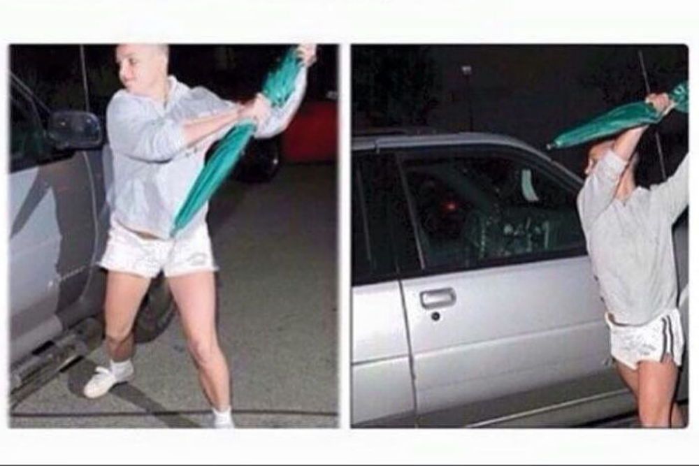 britney spears meltdown attack truck