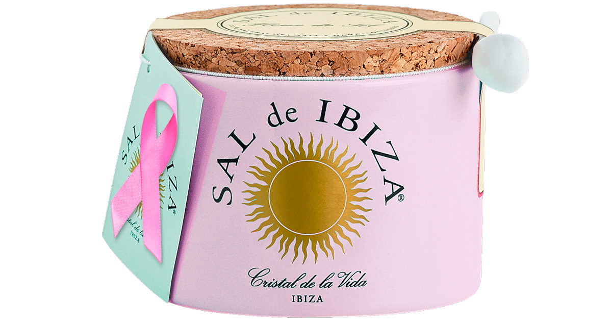 Fleur de sel van Sal de kleurt roze ten voordele van borstkanker