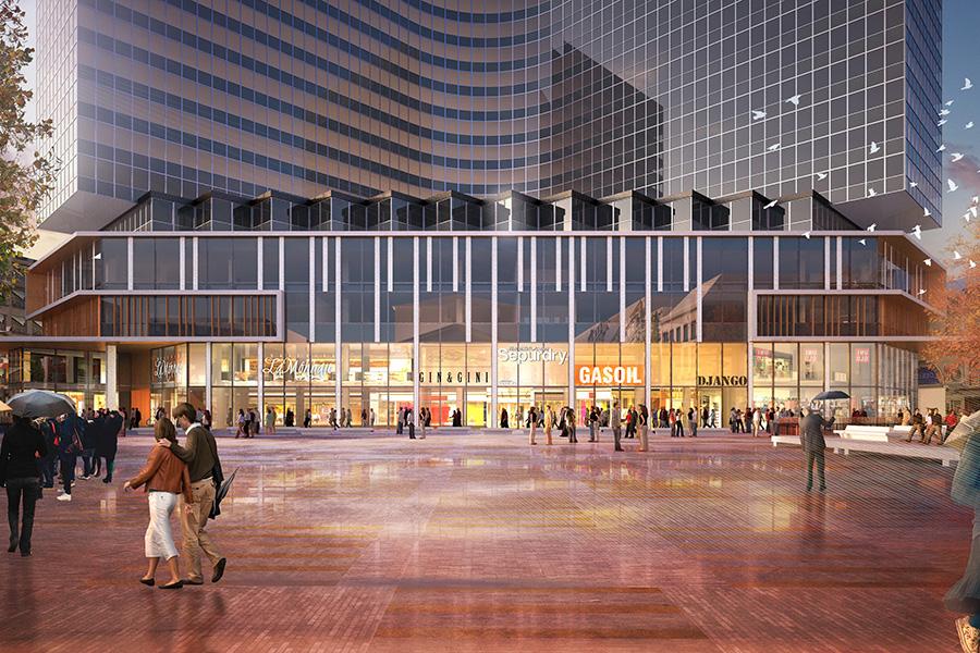 BRUXELLES voilà à quoi ressemble le futur centre commercial "The Mint"