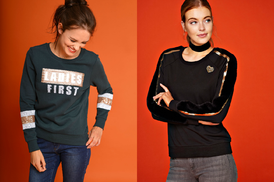 On craque pour les sweats à sequins de JBC