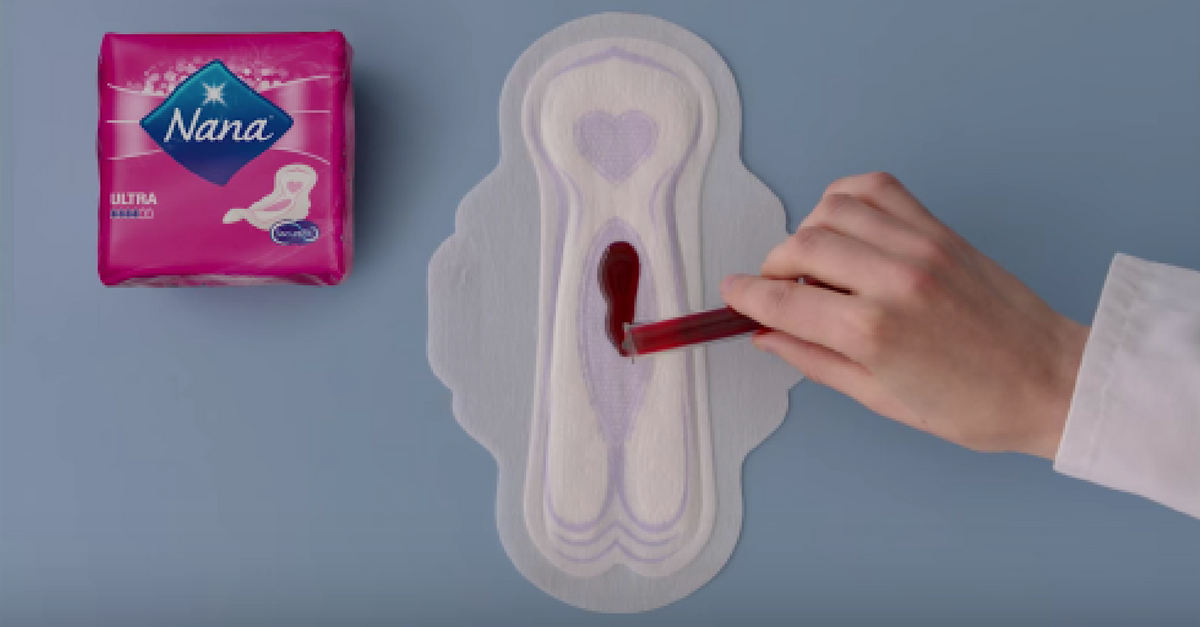 D Ou Vient Le Sang Des Regles Publicité Nana: pour la première fois le sang des règles n'est pas bleu