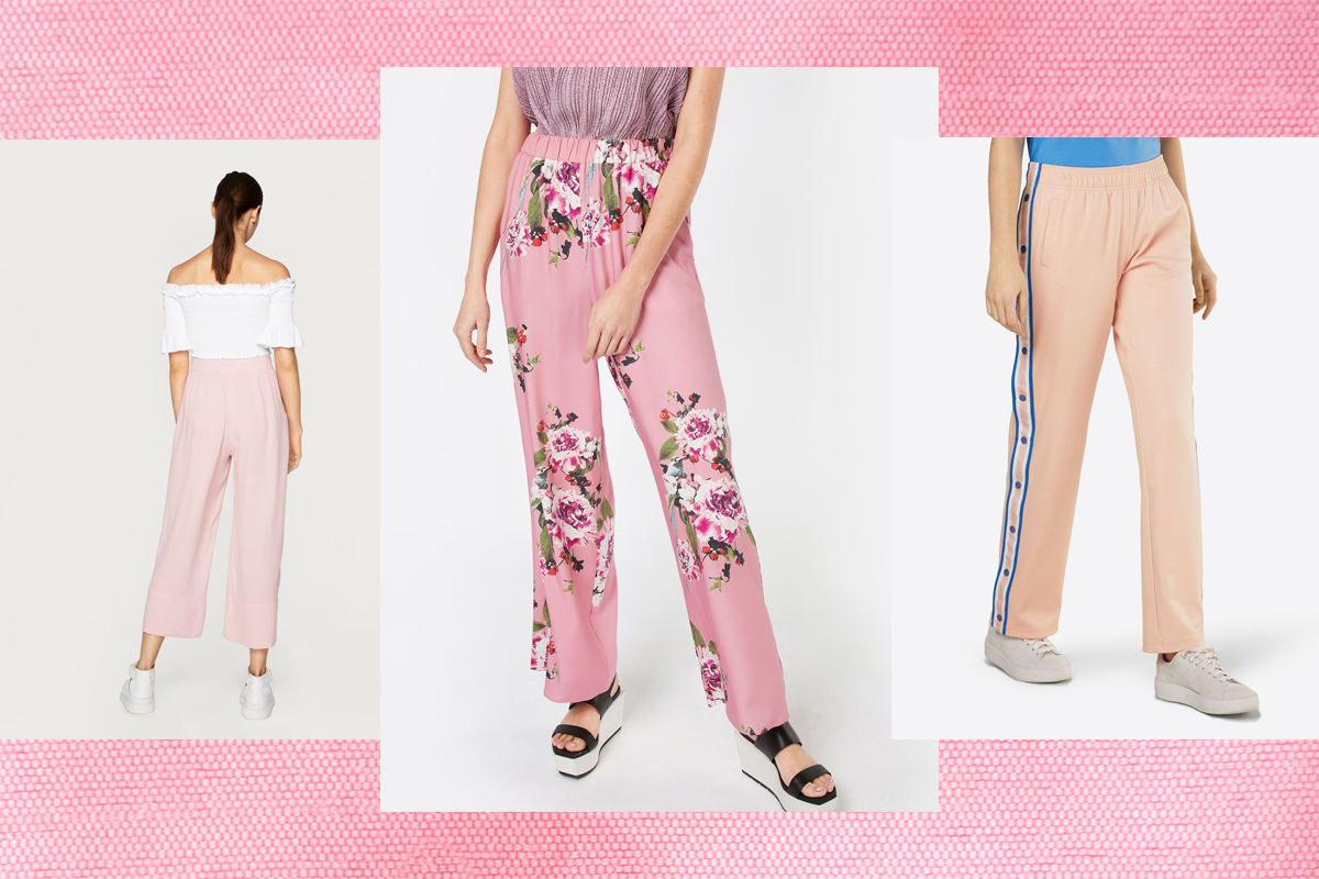 Tenue Haut Et Pantalon Ann Loren Taille 4-5 - Imprimé Floral Vert Rose - Coton - Occasion Très Bon état