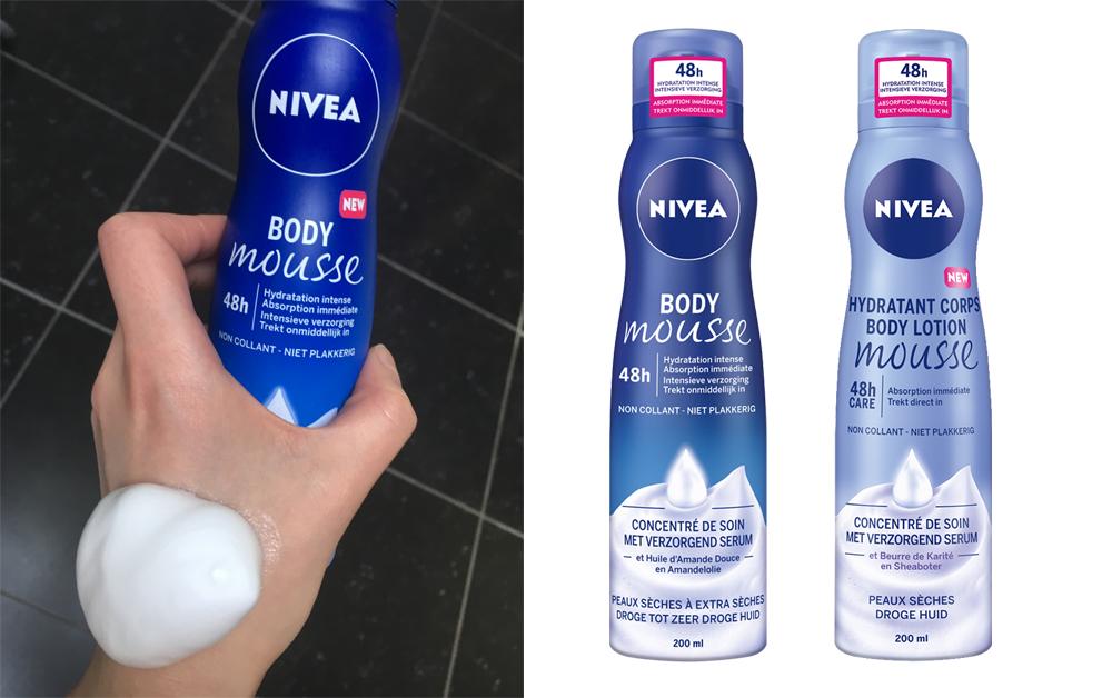 Flair Beauty testteam Body Mousse van Nivea