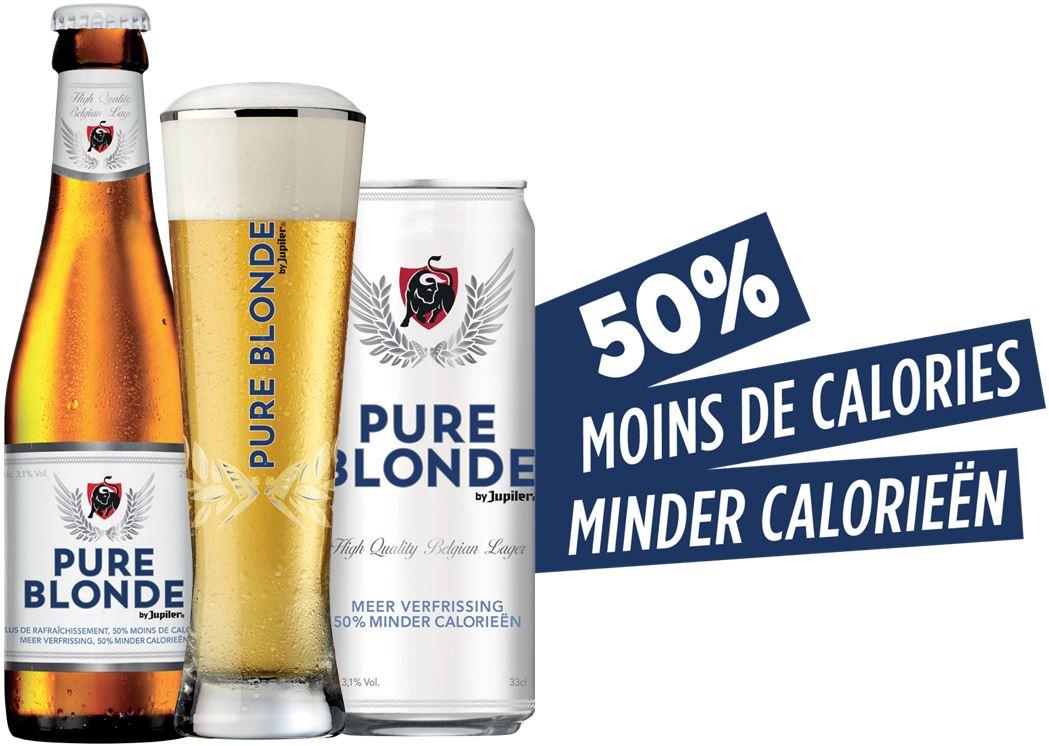 Jupiler lance une bière 50% moins calorique