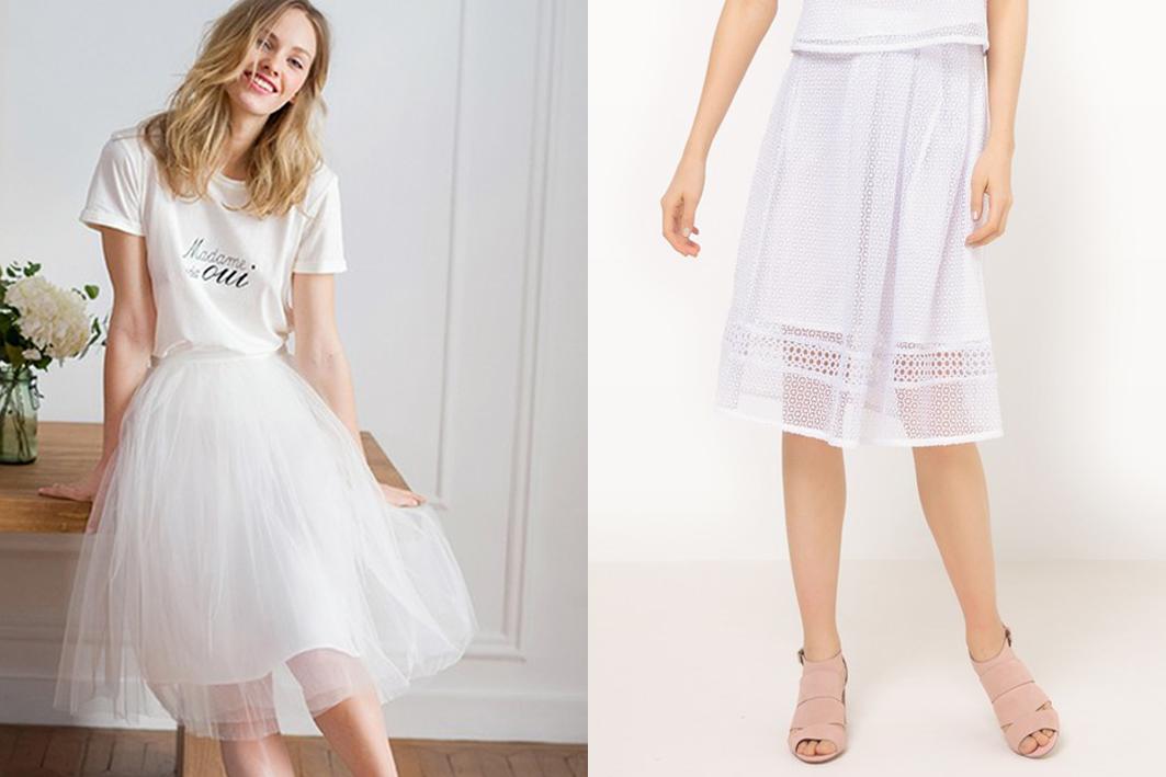 Welp HEBBEN: 11 witte rokken voor de bruid die liever niet in een jurk XL-84
