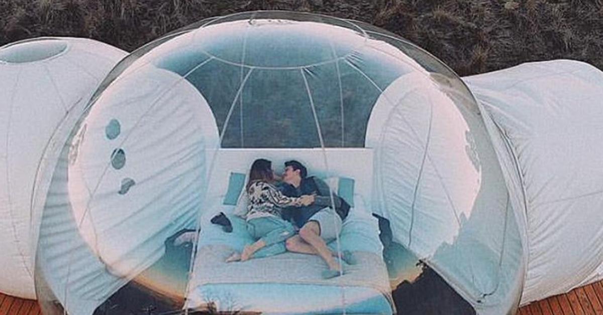 ring Fonkeling veerboot WAUW: slaap in een doorzichtige tent en beleef het meest romantische  kampeeruitje ooit