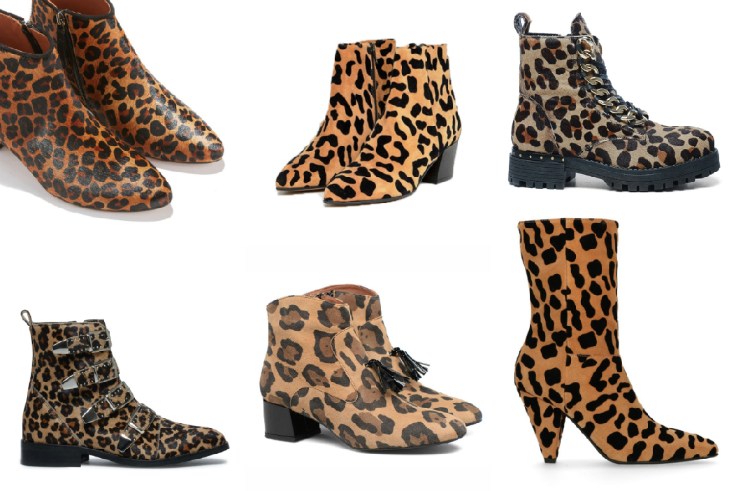 boots leopard bocage