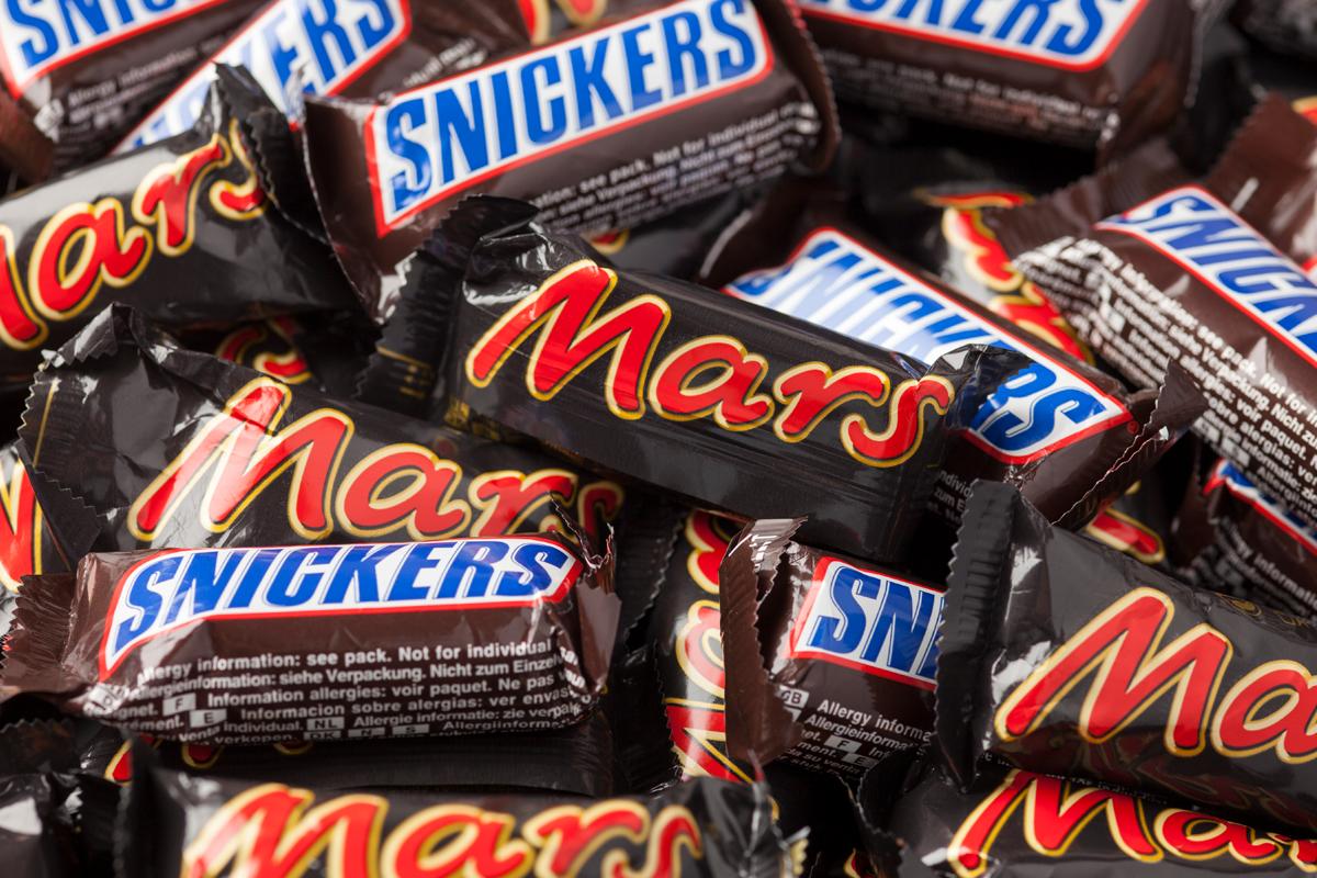 Mars et Snickers bientôt commercialisés en version light