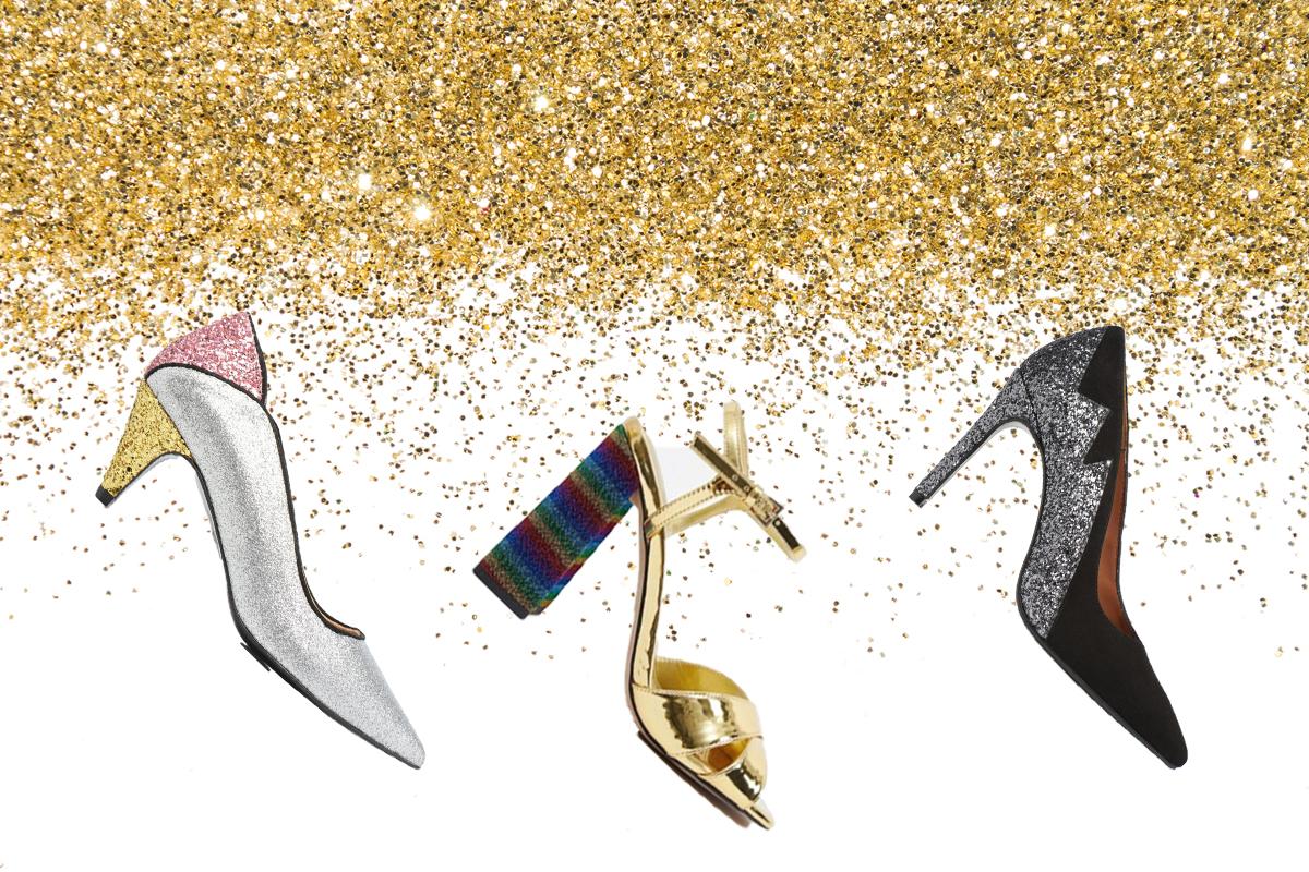 escarpins à paillettes