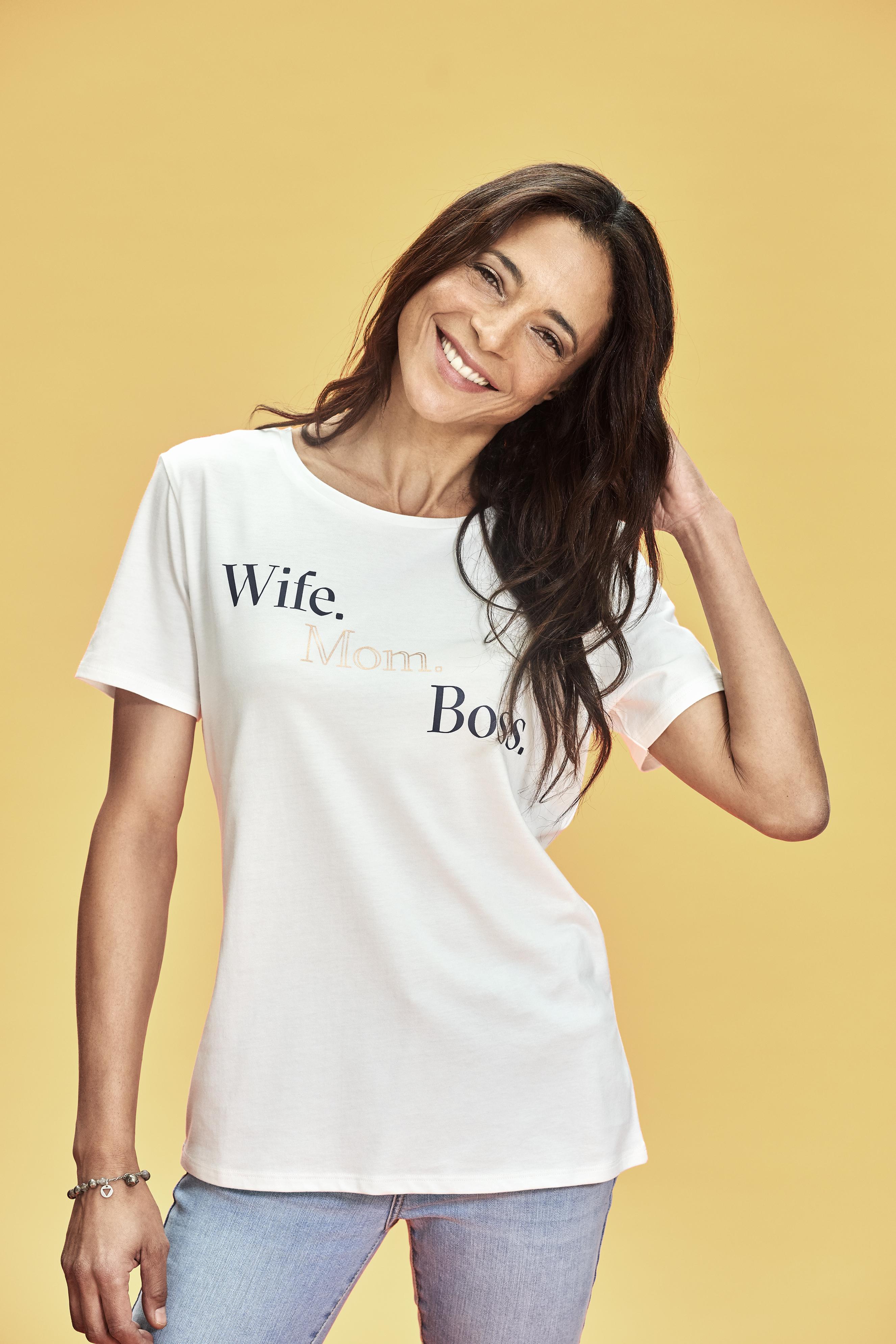 T-shirt avec citation € 9,99