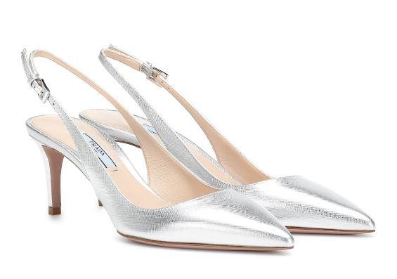 slingback silver