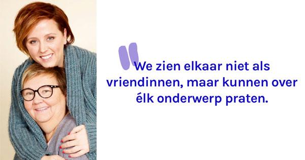 Daisy (37) werd geboren toen haar mama 18 jaar was