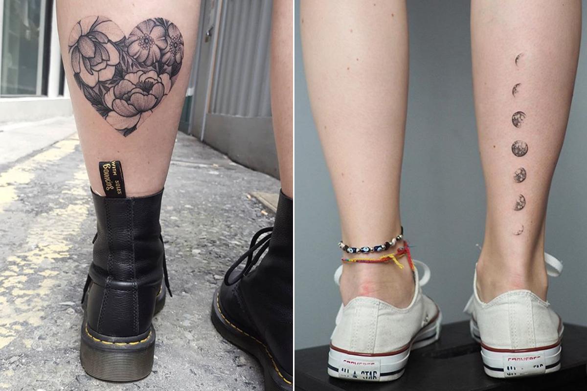 Ongebruikt ZIEN: 17 van de allermooiste tattoos voor op je kuit DN-93