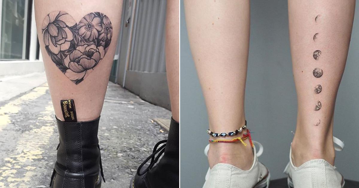 Welp ZIEN: 17 van de allermooiste tattoos voor op je kuit QB-25