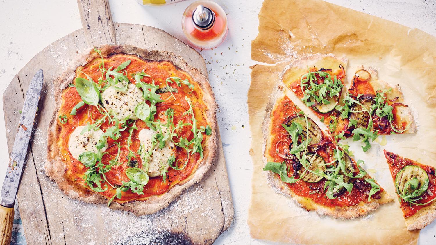 Heerlijk vegan: pizza uit Plan Vegan van Nathalie Meskens
