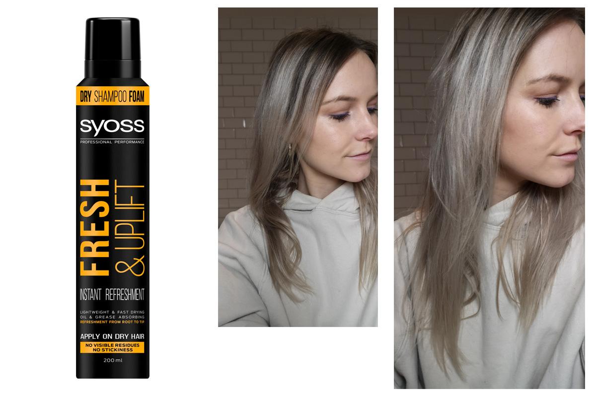 Flair Beauty testteam Dry Shampoo Mousse van Syoss