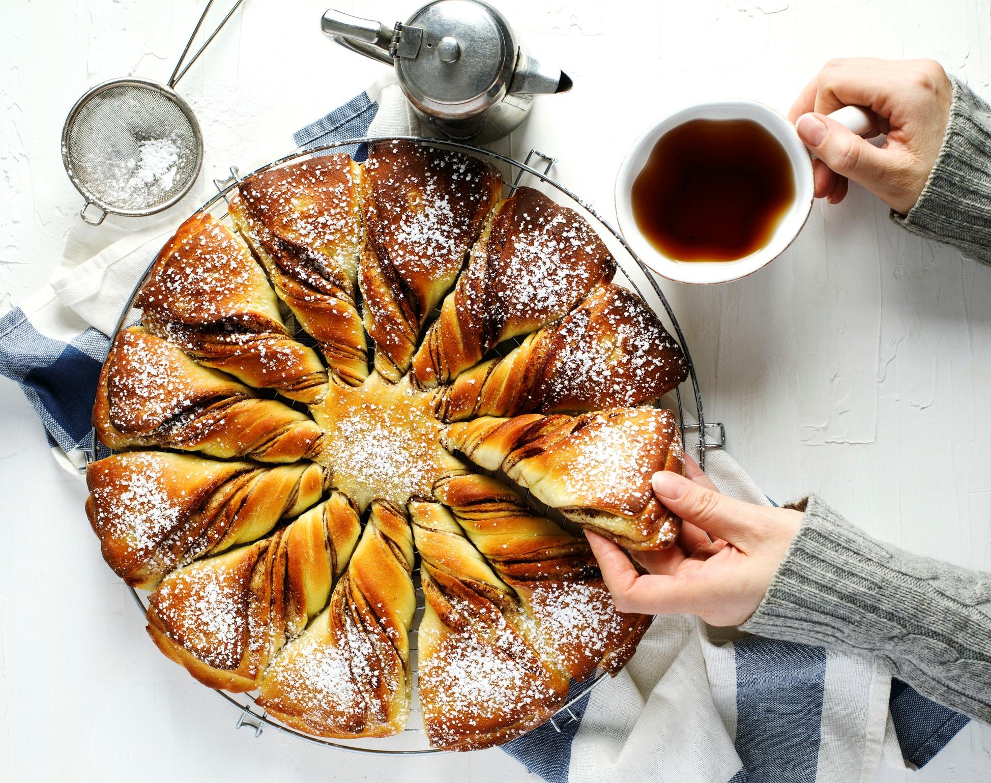 RECETTE brioche étoile moelleuse au chocolat
