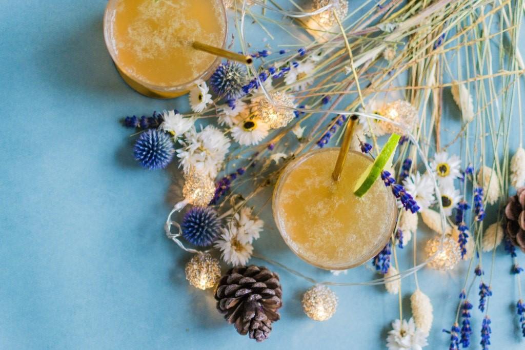 RECETTE: cocktail de fête avec une touche de jasmin et ginger ale