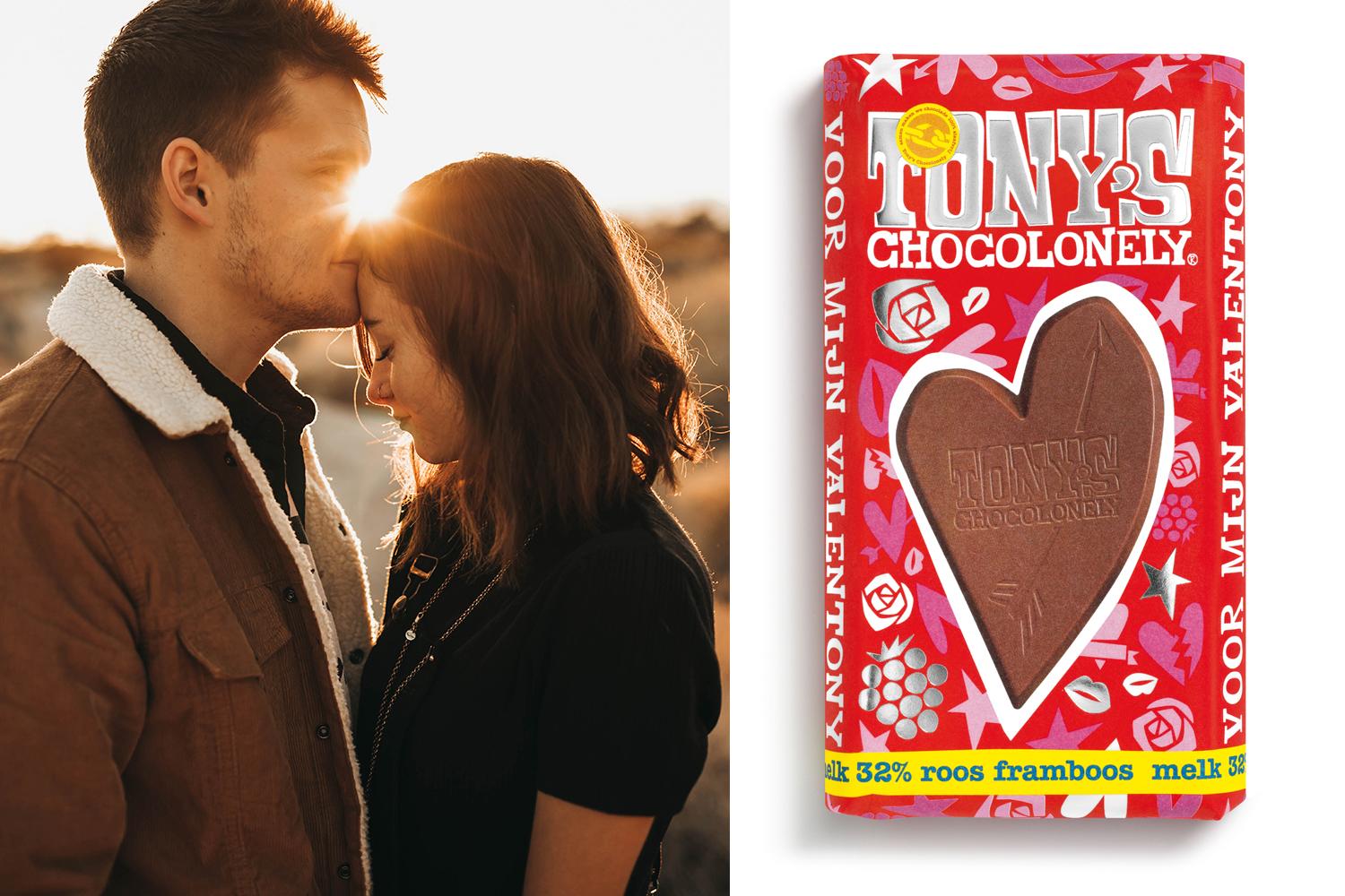 Tony's Chocolonely komt met een speciale valentijnsreep Tony's Chocolonely komt met een speciale valentijnsreep
