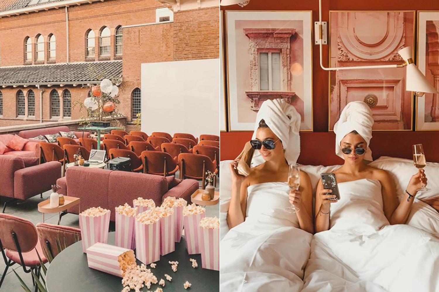 HOTSPOT: dit roze hotel is de perfecte plek voor een girls weekend