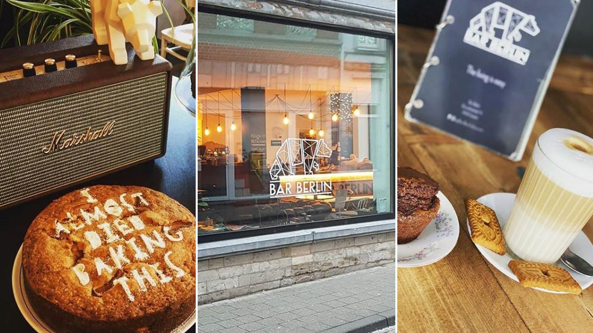 Koffiebar Bar Berlin in Leuven hippe Berlijnse sfeer en coconut latte