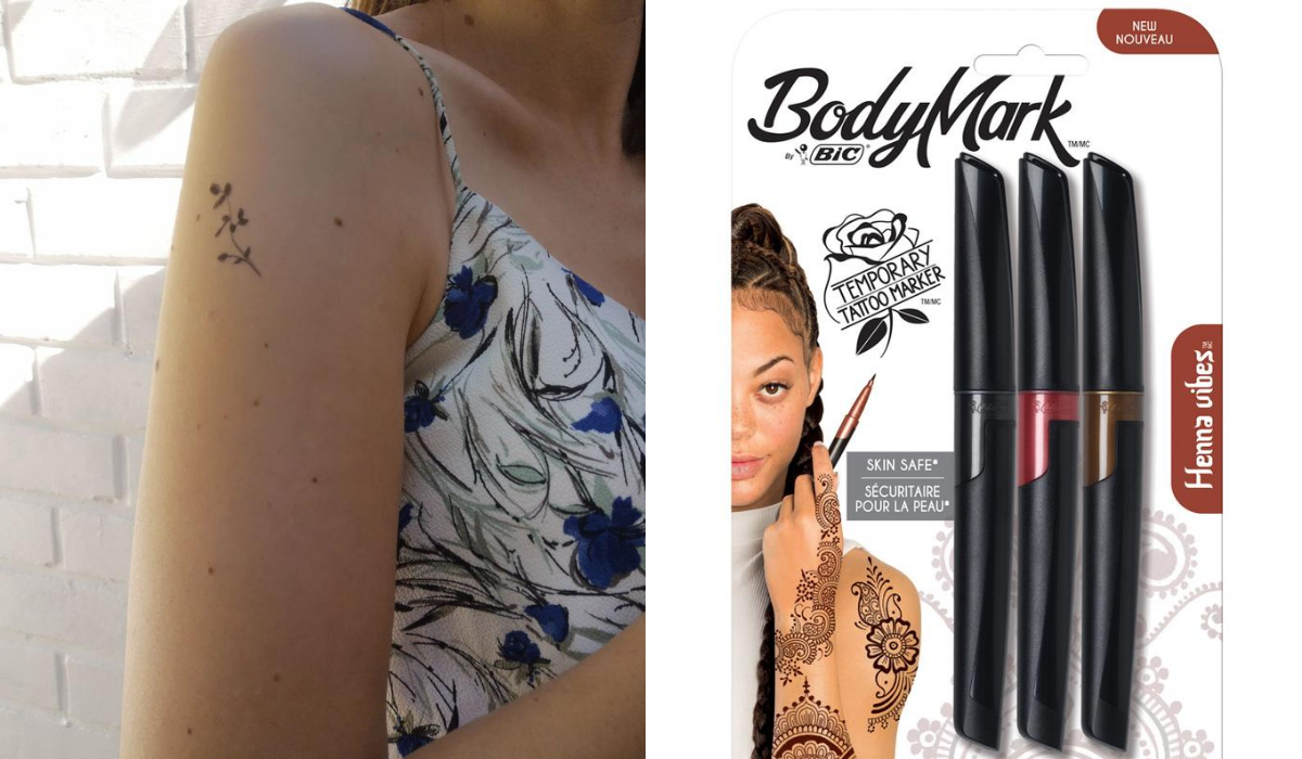 Beauty Lab On A Teste Les Stylos Pour Tatouage Ephemere Bodymark By Bic