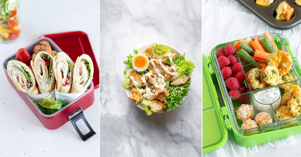 YUM 5 snelle lunchrecepten om mee te nemen naar de les of het werk