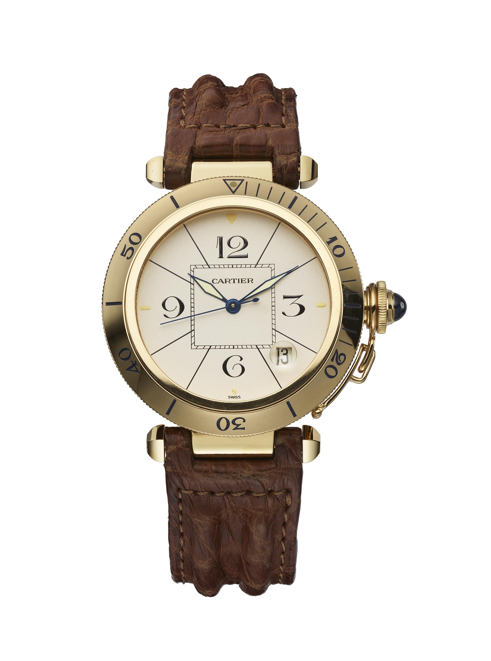 In 1985 lanceerde luxelabel Cartier z'n iconische Pasha 38 horloge; een hommage aan de Pacha van Marrakesh.