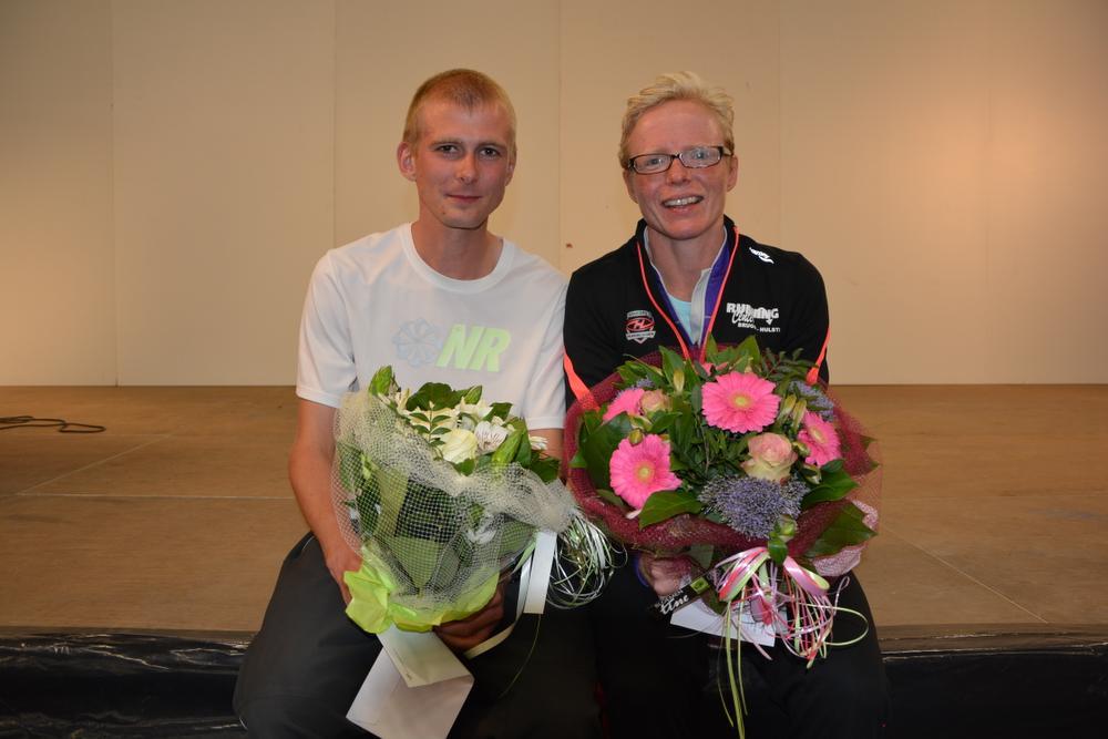 Winnaars Alexander Eggerick en Hilde Hindryckx. (Foto SM)