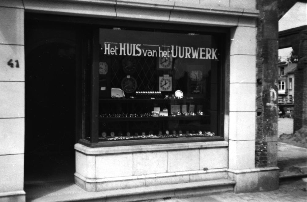 De eerste winkel van Albert Nys.