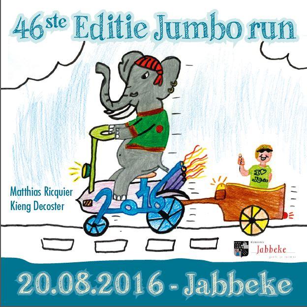 Kieng en Matthias maken winnende sticker Jumbo Run in Jabbeke