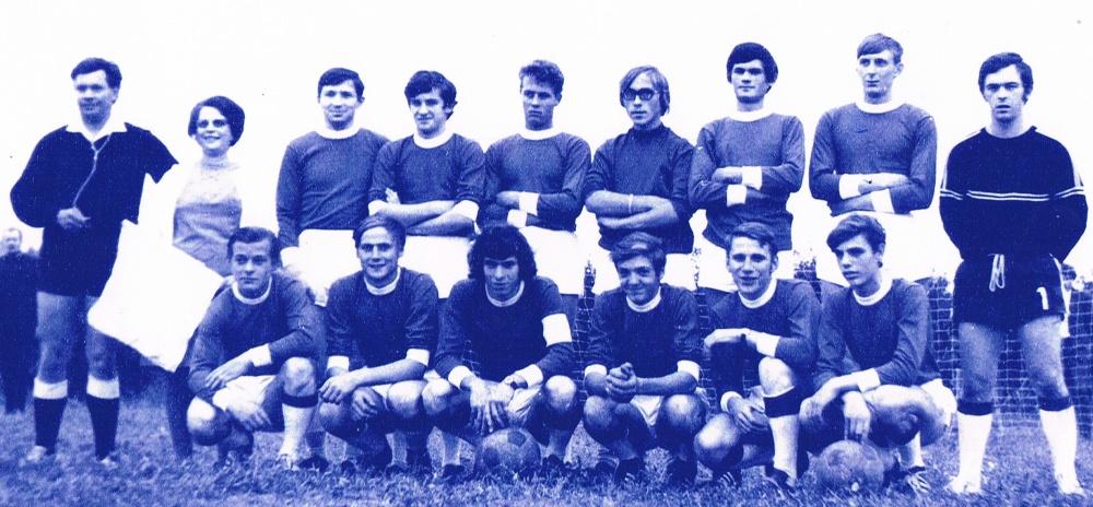 De allereerste ploegfoto van Sporting Keiem in 1968. (GF)