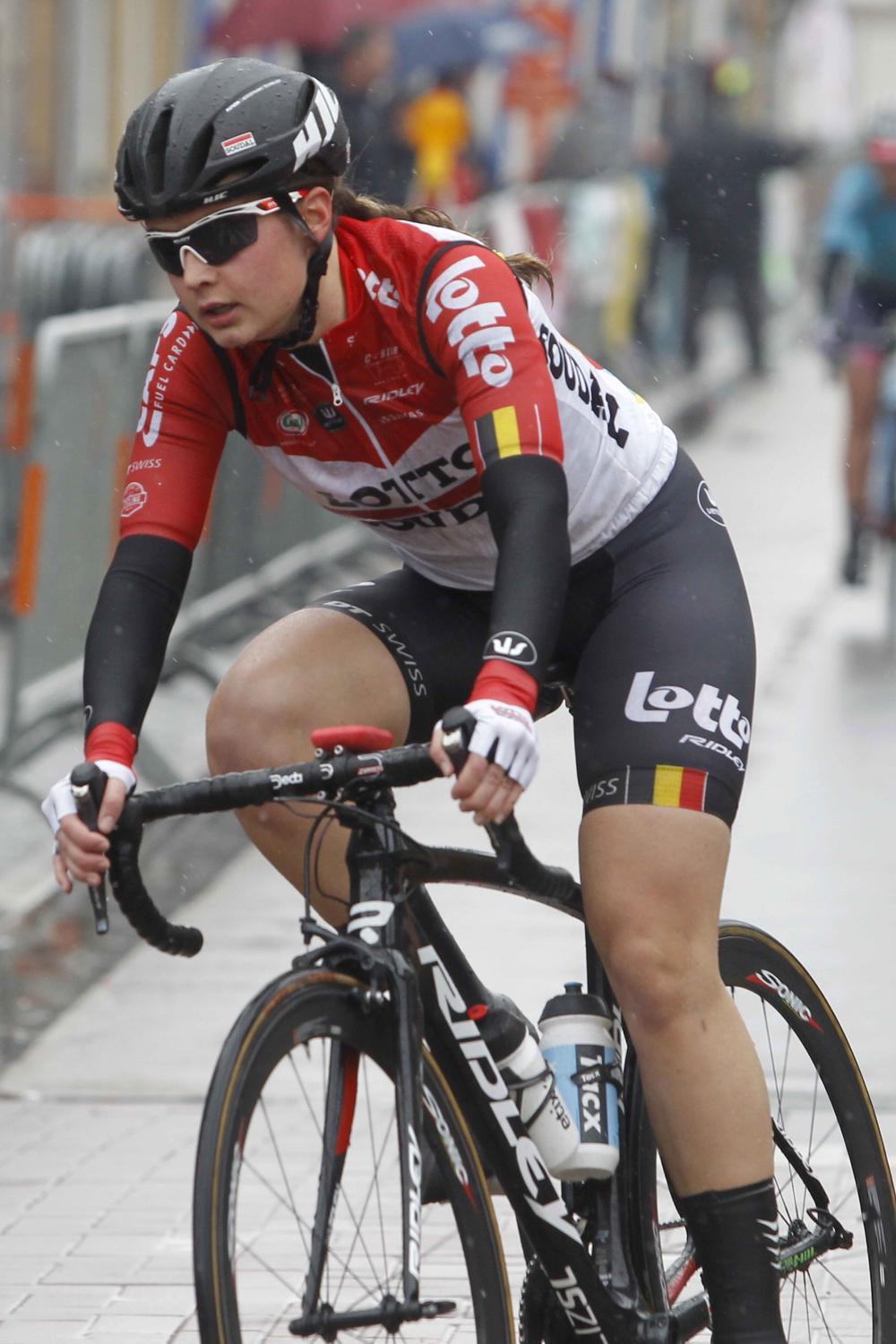Alana Castrique rijdt bij het damesteam van Lotto-Soudal. (Foto Coghe)