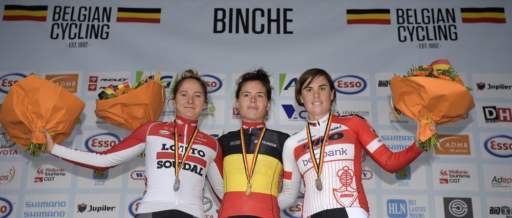 Eind juni behaalde Valerie Demey op het BK in Binche nog een zilveren medaille. (Foto Belga)